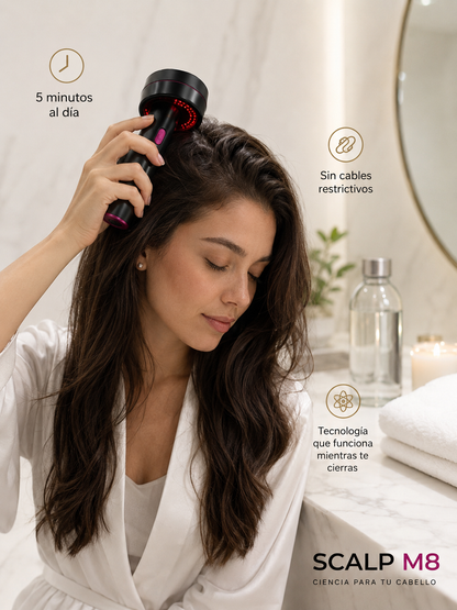 Masajeador de Cuero Cabelludo Premium® Alivio Inmediato + Cabello más Fuerte