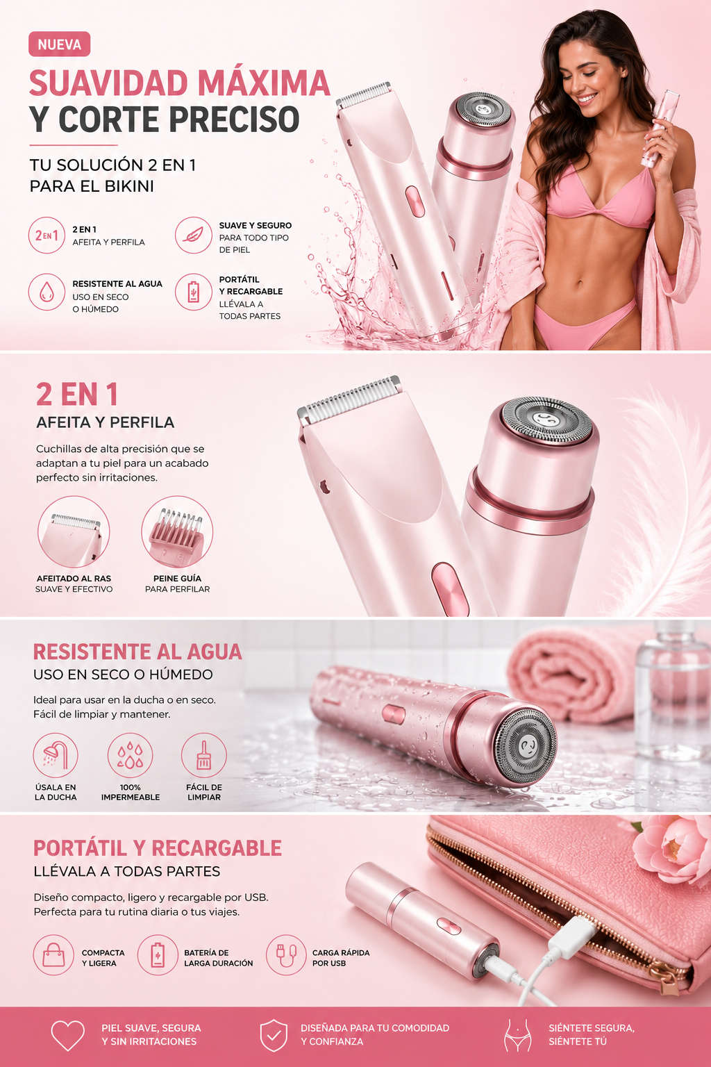 Rasuradora íntima profesional Pro ®