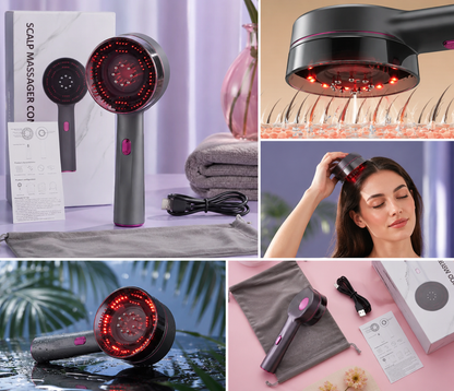 Masajeador de Cuero Cabelludo Premium® Alivio Inmediato + Cabello más Fuerte